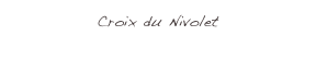 Croix du Nivolet